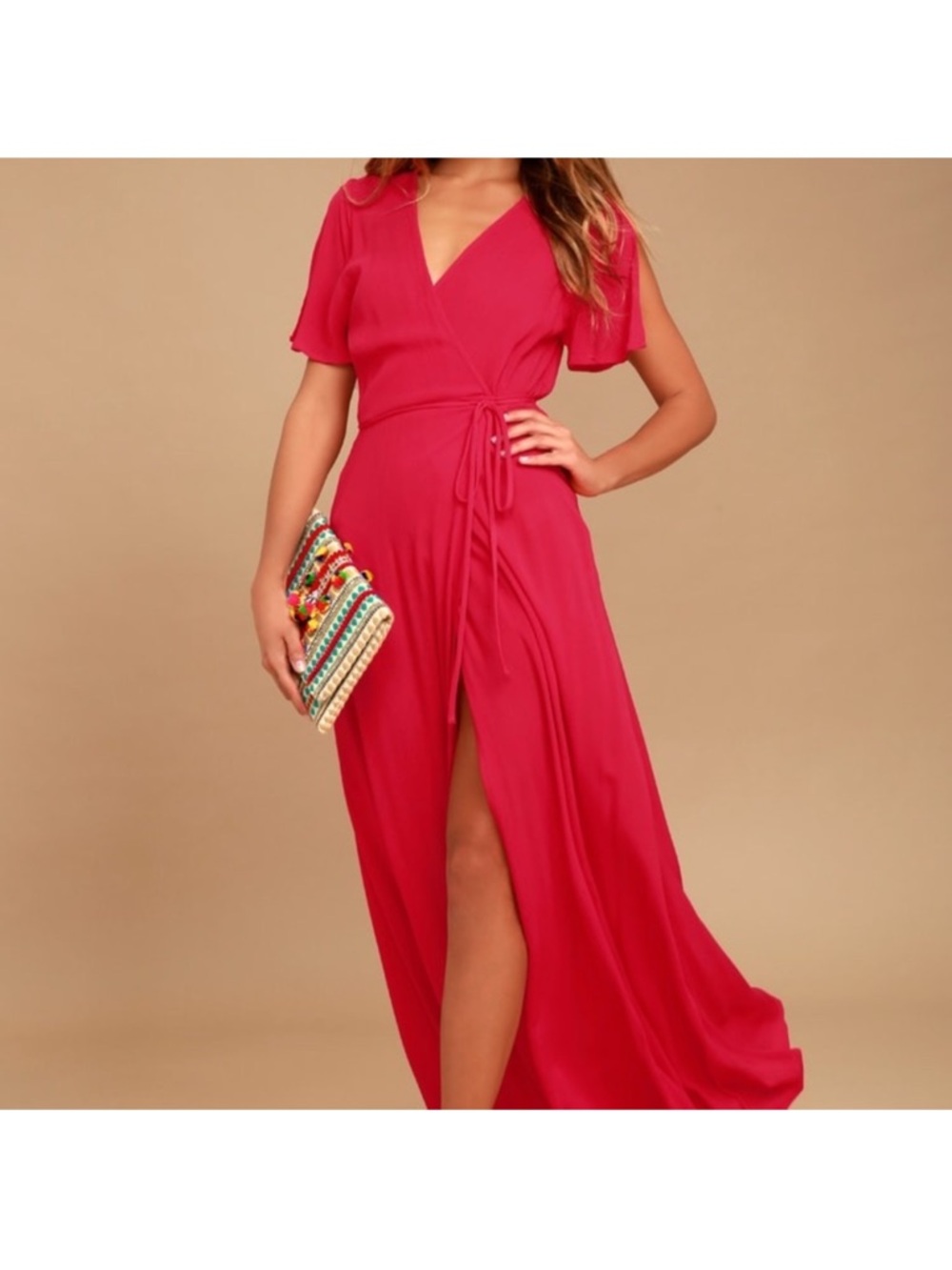 Red Long Long Dress